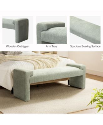 Arlesia 58.5'' W Modern Upholstered Accent Bench