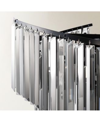 Luxe Spiral Chandelier - Graphite