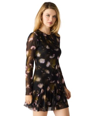 Women's Bliss Long-Sleeve Fit-and-Flare Dress