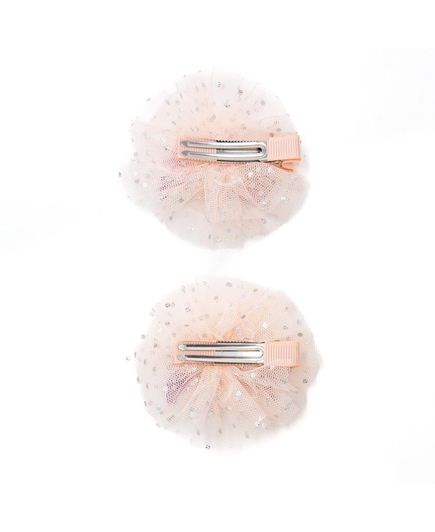 Аксессуары для волос Puttisu 2pc Angel Sparkle Wings Clip Set для девочек, цвет: Слоновая кость розовый — фото 2