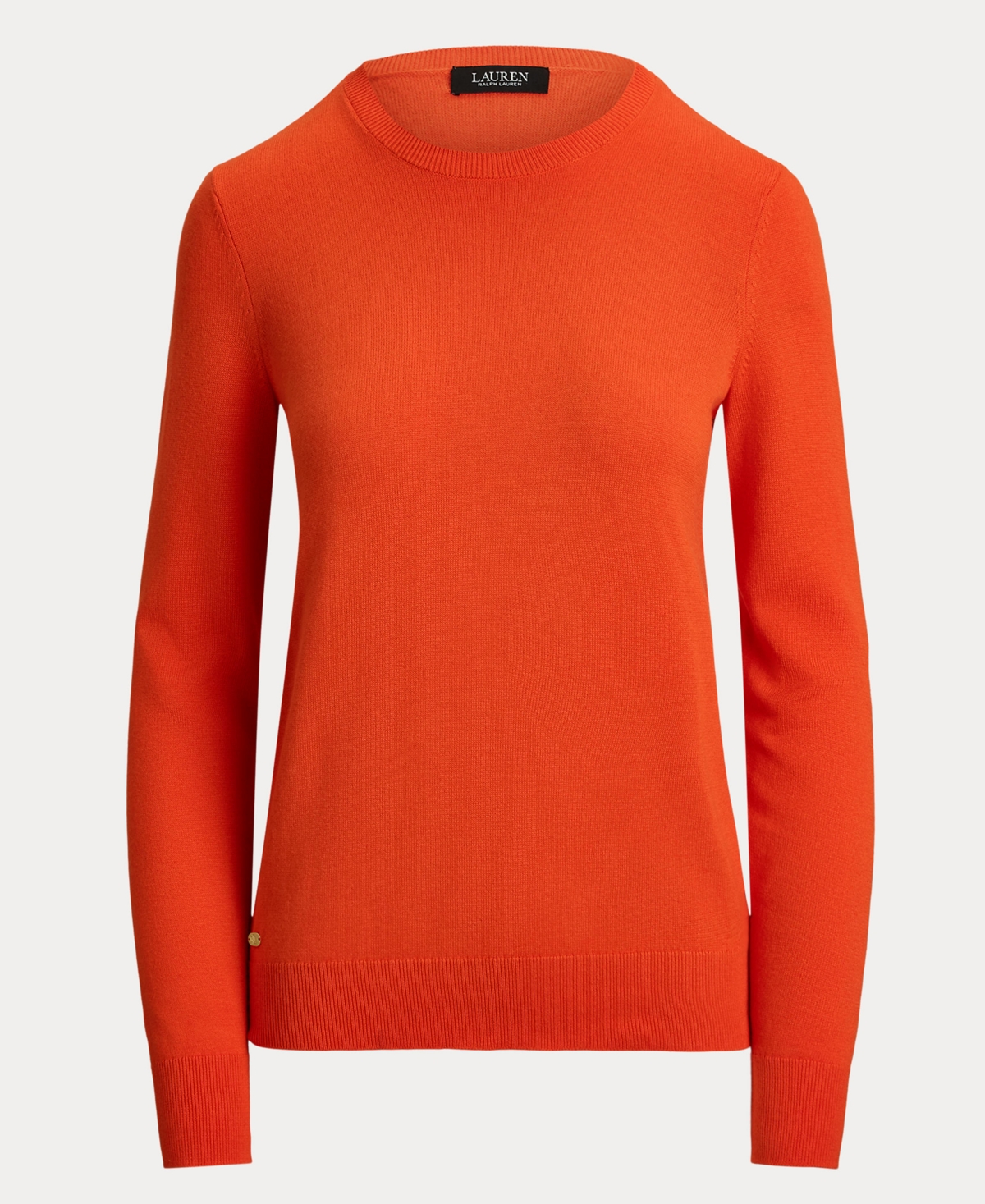 Ralph Lauren Women's Cotton-blend Sweater In Orange