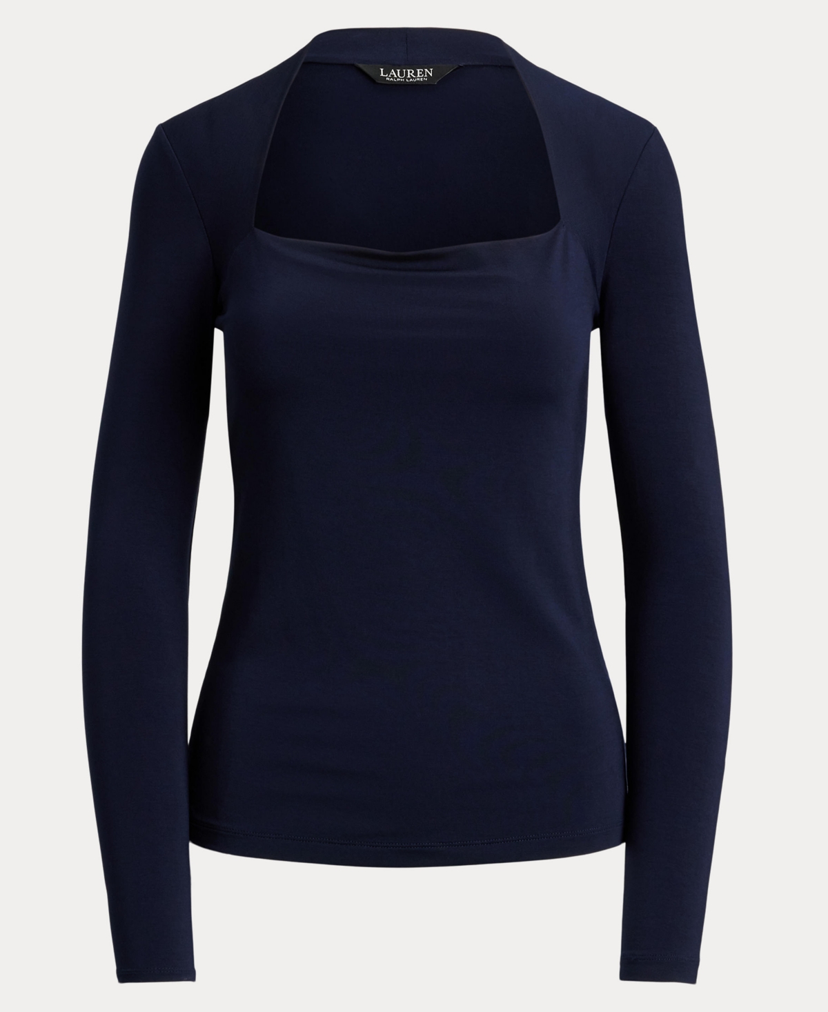 Ralph Lauren Women's Square Neck Top In Blue
