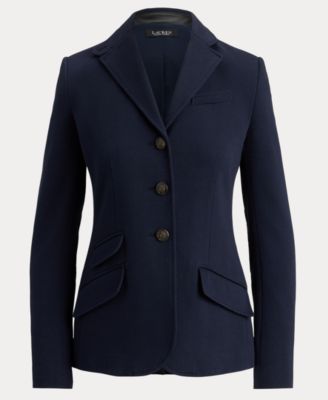 Women's Herringbone Notch Lapel Blazer