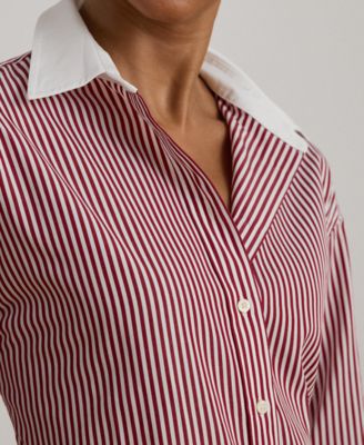 Women's Striped Broadcloth Shirt