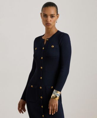 Women's Rib-Knit Sweater Dress