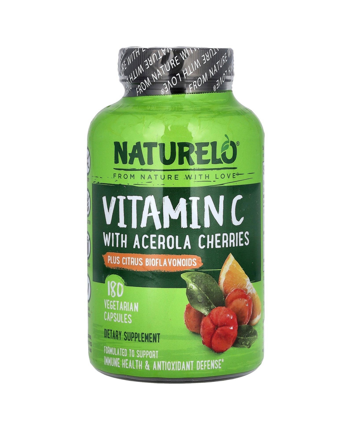 Naturelo Vitamin C With Acerola Cherries Plus Citrus Bioflavonoids