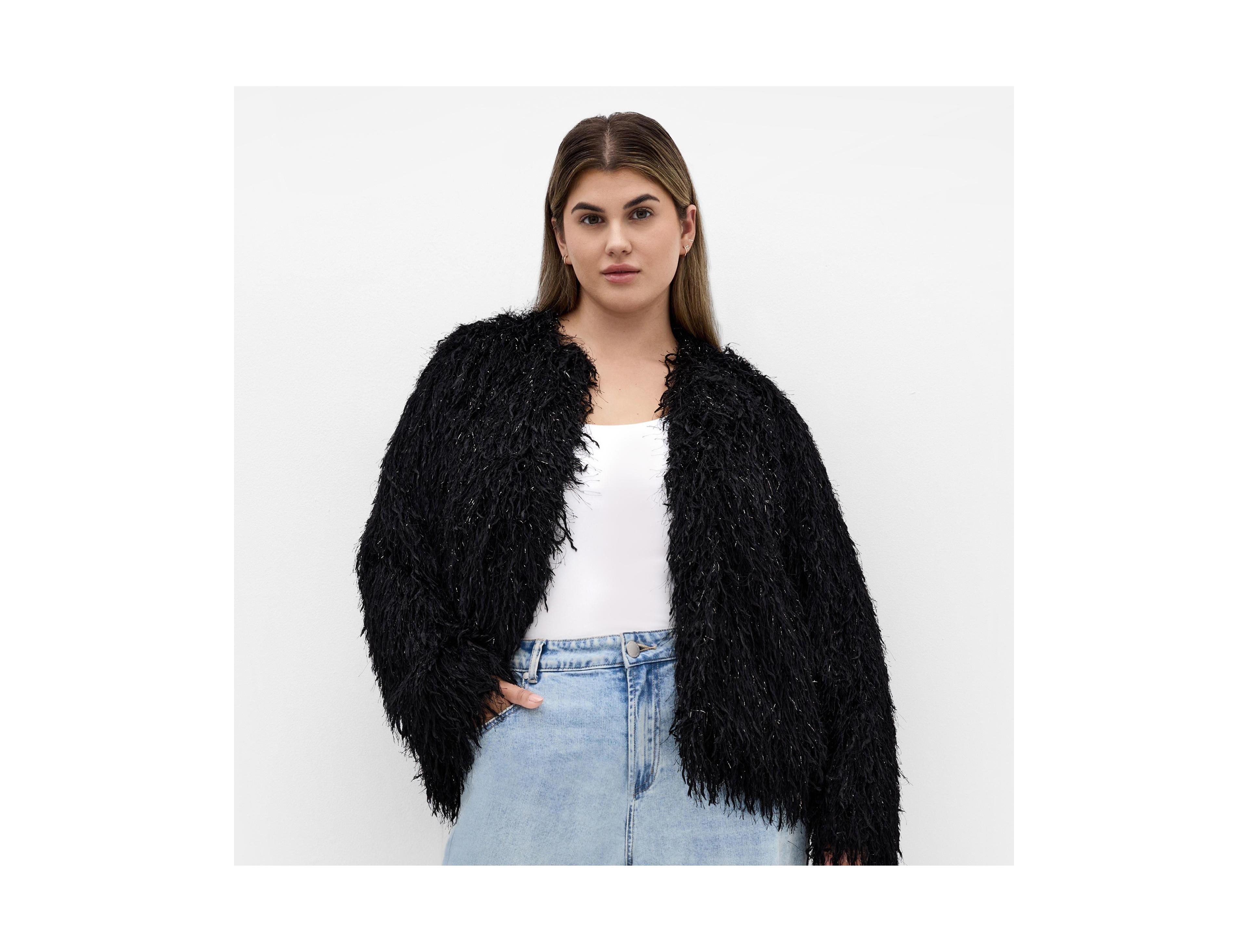 City Chic Women's Plus Sparkle Queen Jacket