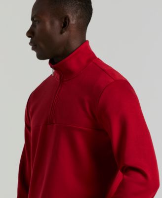 Men's Neoprene Quarter-Zip Long-Sleeve Sweater