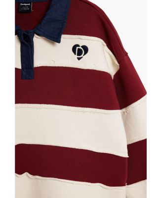 Boys's LONG SLEEVE STRIPED POLO