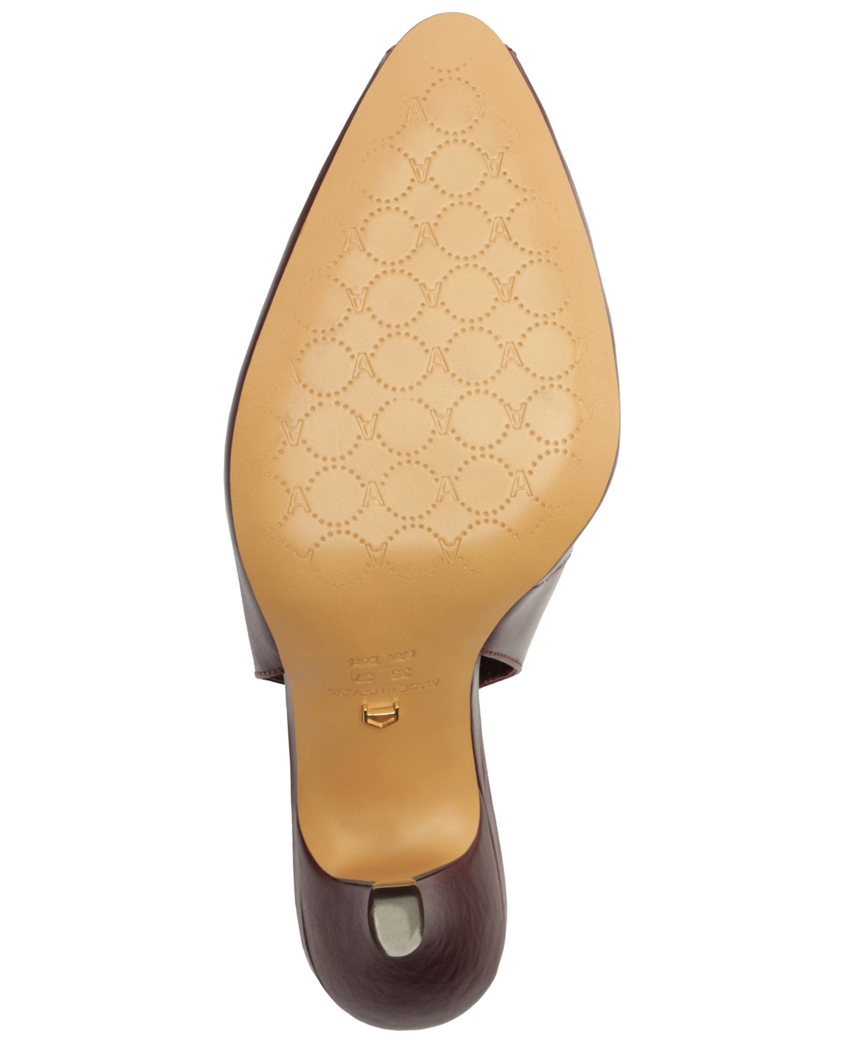 Arezzo Olivia Slingback Peep Toe Pump In Burgundy