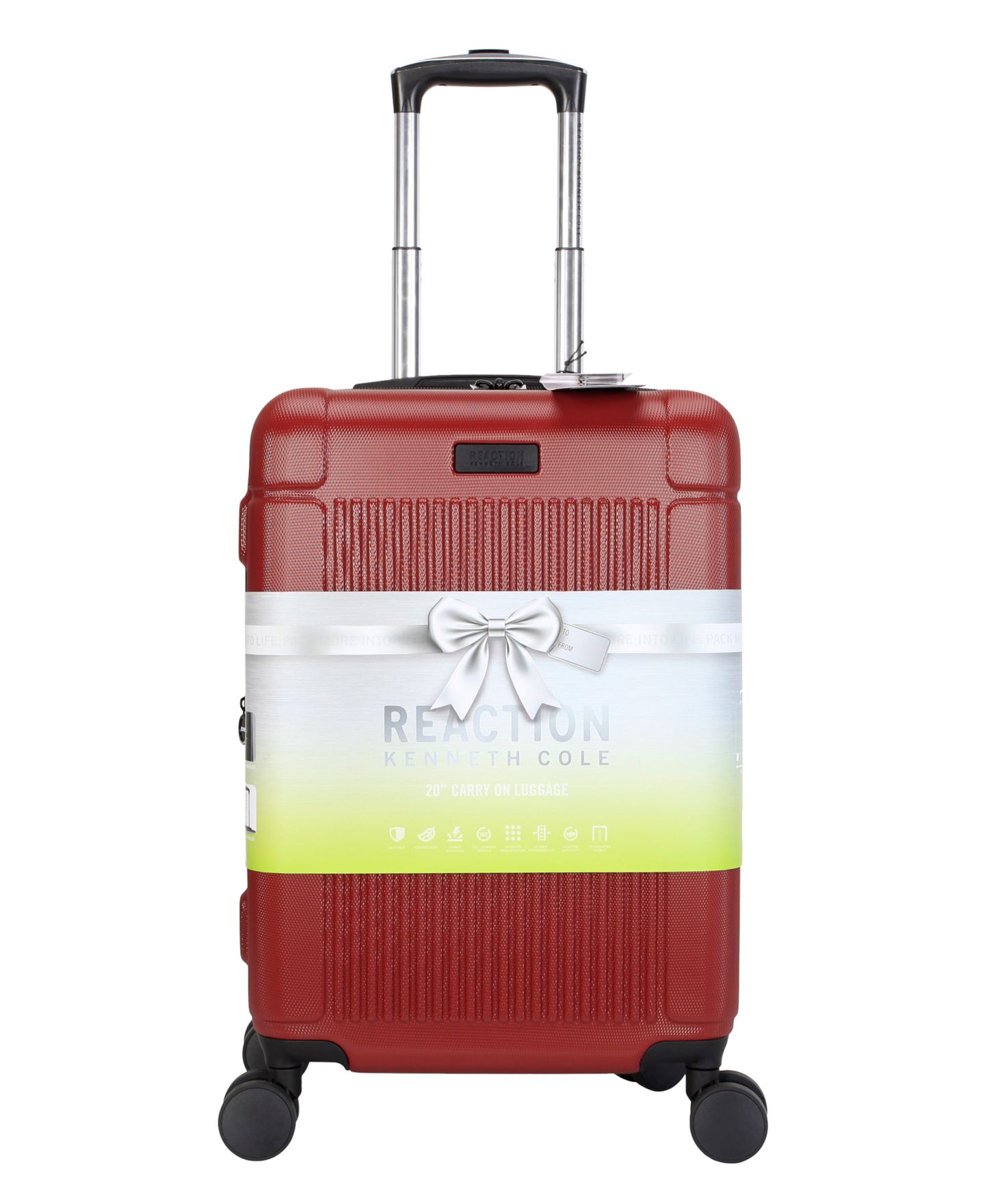Чемодан Kenneth Cole Reaction Midtown 20" Hardside Expandable Carry-On Luggage, цвет: Кирпичный — фото 3