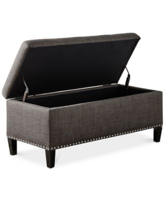 Catarina Fabric Storage Bench