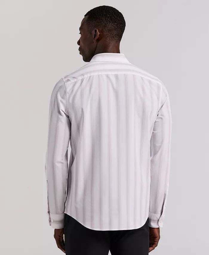 Men's Long-Sleeve Ombre Yarn-Dyed Stripe Shirt - thumbnail 10