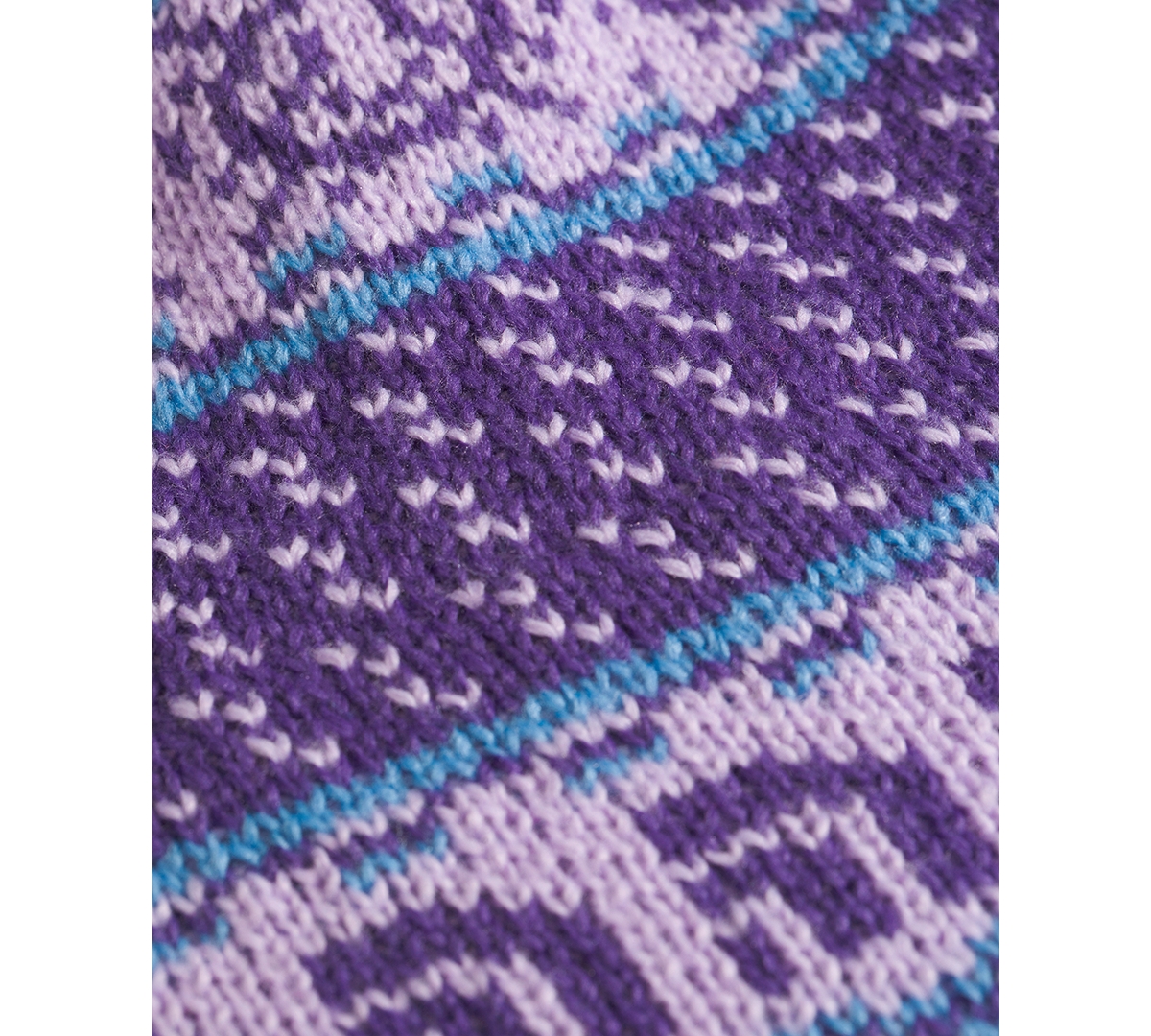 The North Face Girls 6-14 Jacquard Pattern Cabin Ski Tuke Beanie