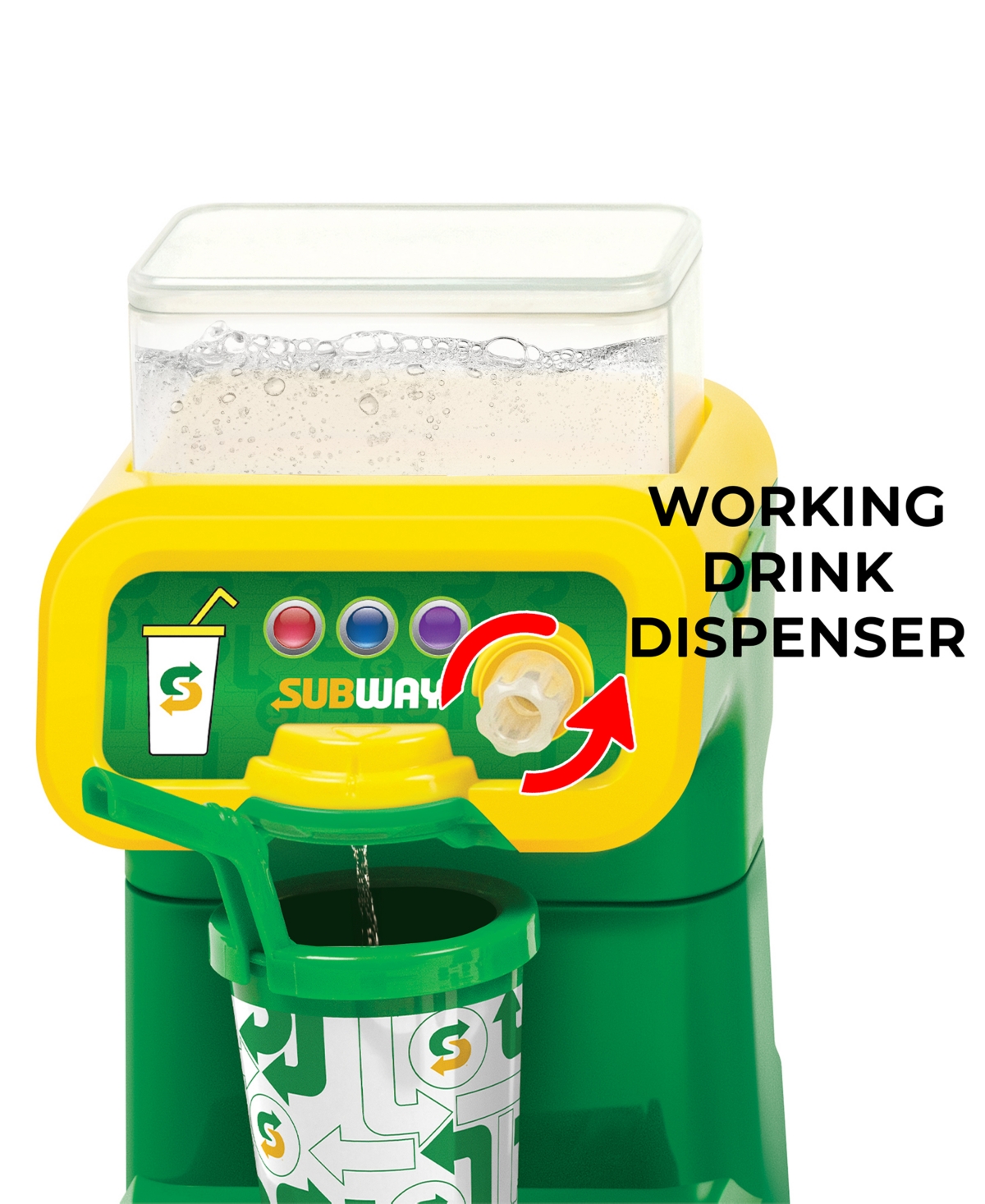 World Tech Toys Subway Mini Restaurant Playset In Transparent