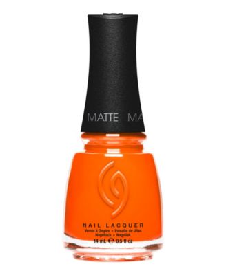 China Glaze Mega Pigment Nail Lacquer, 0.5 fl. oz. - Orange Knockout
