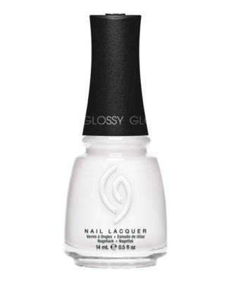 China Glaze Mega Pigment Nail Lacquer, 0.5 fl. oz. - White On White