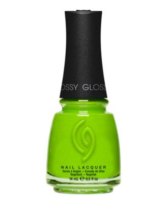 China Glaze Mega Pigment Nail Lacquer, 0.5 fl. oz. - Frosty Lime