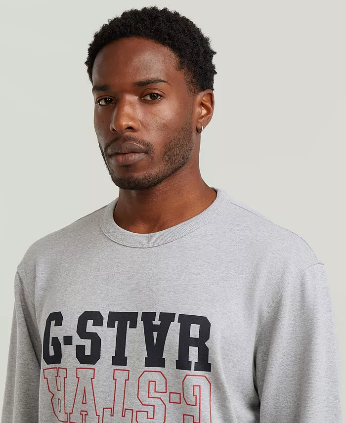 Long-Sleeve Relaxed-Fit Logo Sweatshirt - thumbnail 10