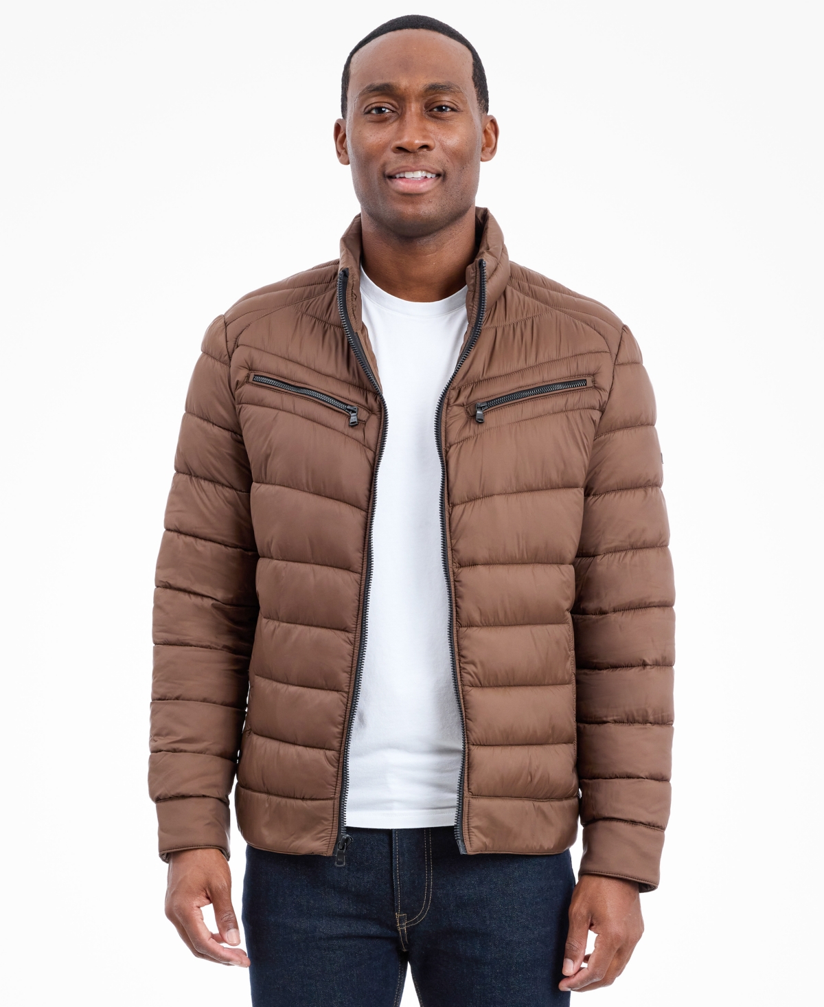 Michael Kors Men's Quilted Full-Zip Puffer Jacket