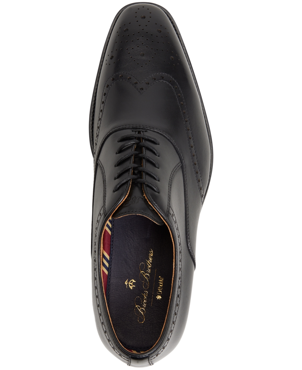 Brooks Brothers Men's Macarthur Lace Up Wingtip Oxford Shoe
