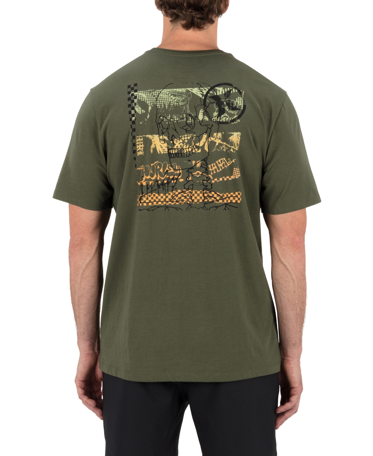 Hurley Men's Crusty Short-Sleeve Crewneck T-Shirt