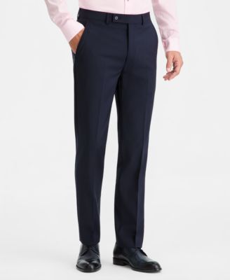 Men's Slim-Fit Wool-Blend Stretch Suit Pants