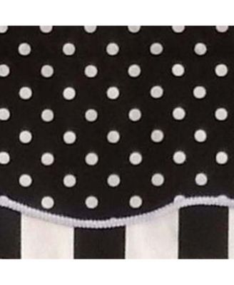 Dotty Style High Quality 3" Rod Pocket Valance by RLF Home