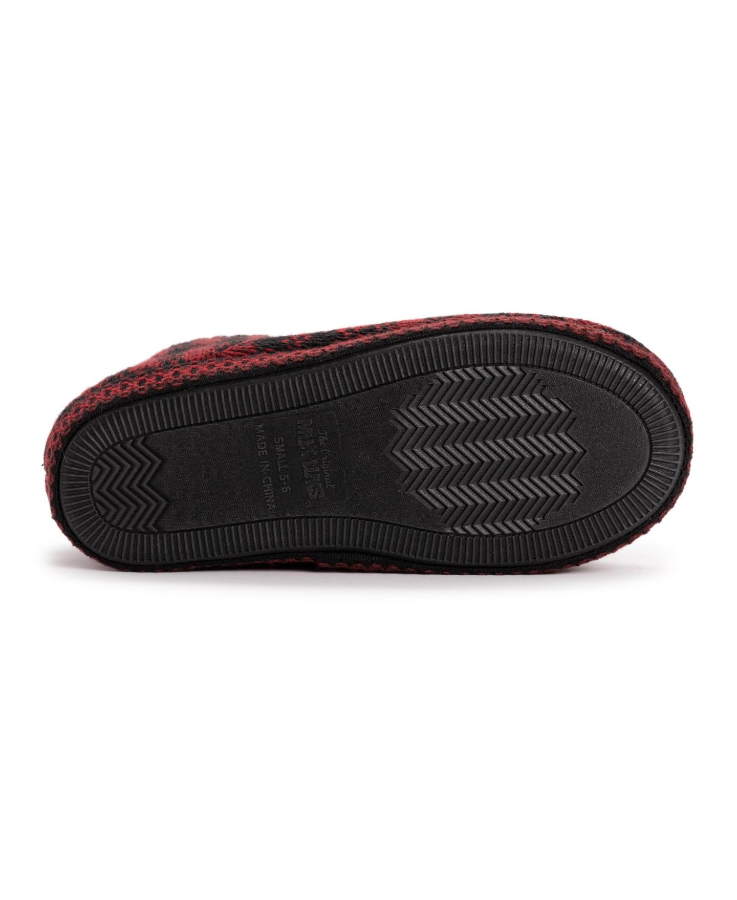 Женские тапочки MUK LUKS Favina Slipper, цвет: Красный клетчатый меланжевый — фото 7