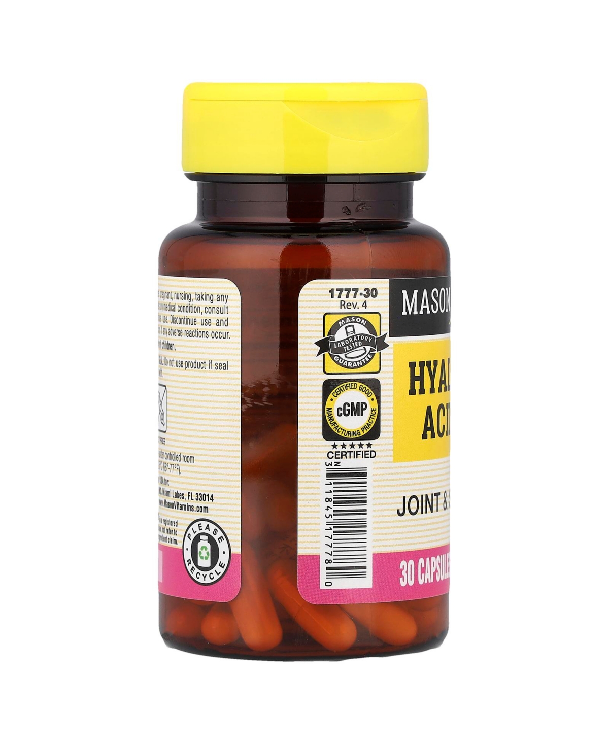 Mason Natural Hyaluronic Acid 100 mg