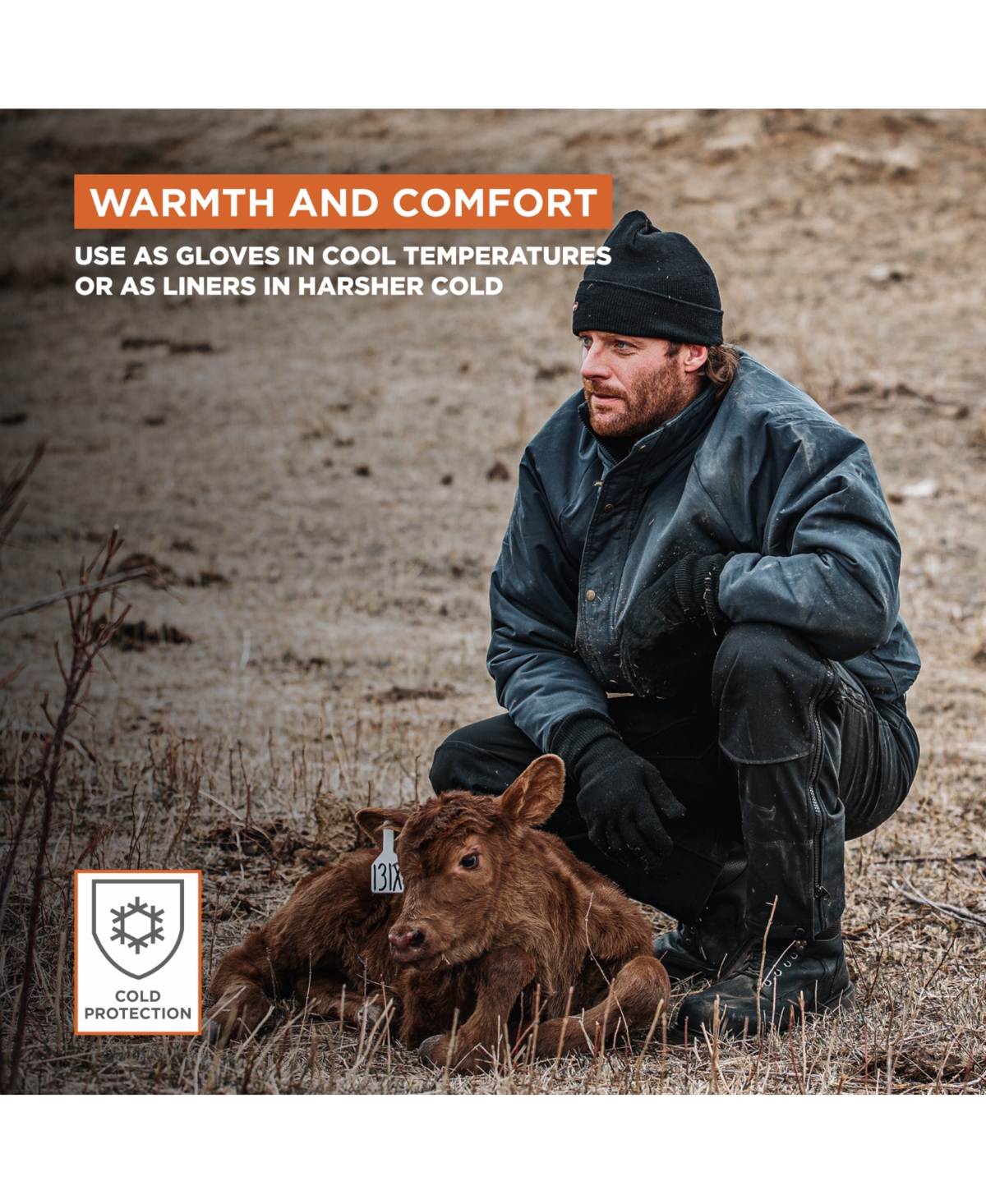 RefrigiWear Men's Heavyweight Acrylic Loop Terry Knit Glove Liners Black (Pack of 12 Pairs)