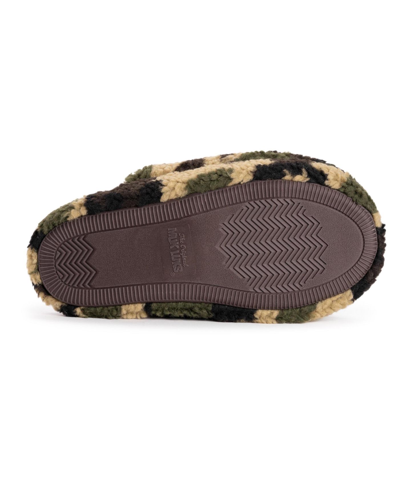 Женские тапочки MUK LUKS Maven Slipper, цвет: Оливковый камуфляжный — фото 7