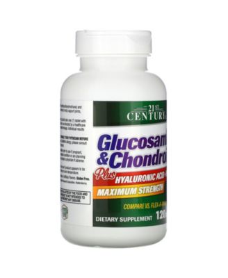 Glucosamine & Chondroitin Plus Hyaluronic Acid + MSM - 120 Tablets