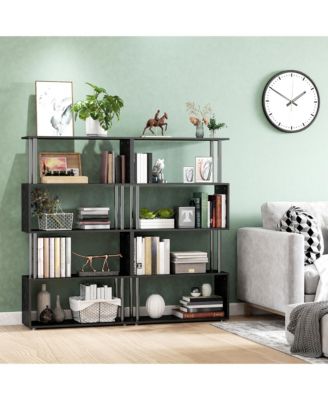 Bookshelf Bookcase Shelf Storage Wood Furniture Home Office Modern