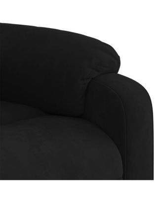 Massage Recliner Chair Black Velvet Standard Massage Chair