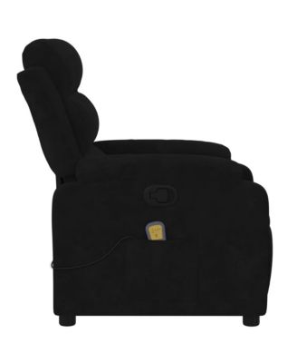 Massage Recliner Chair Black Velvet Standard Massage Chair