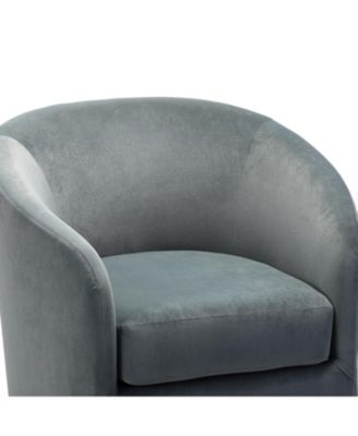 Swivel Accent Chair with Gold Metal Base for Living Room Nursery