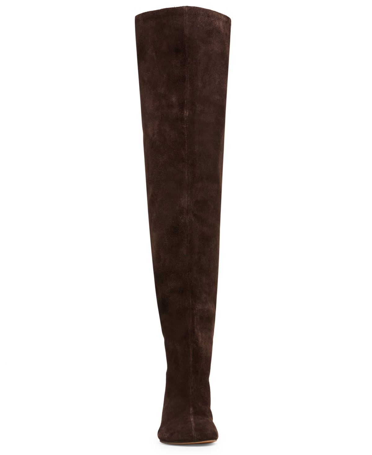 Steve Madden Women's Allison Stovepipe Over-the-knee Round Toe Dress Boots In Brown