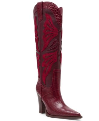 Women's Kaz Knee-High High-Heel Western Cowboy Boots
