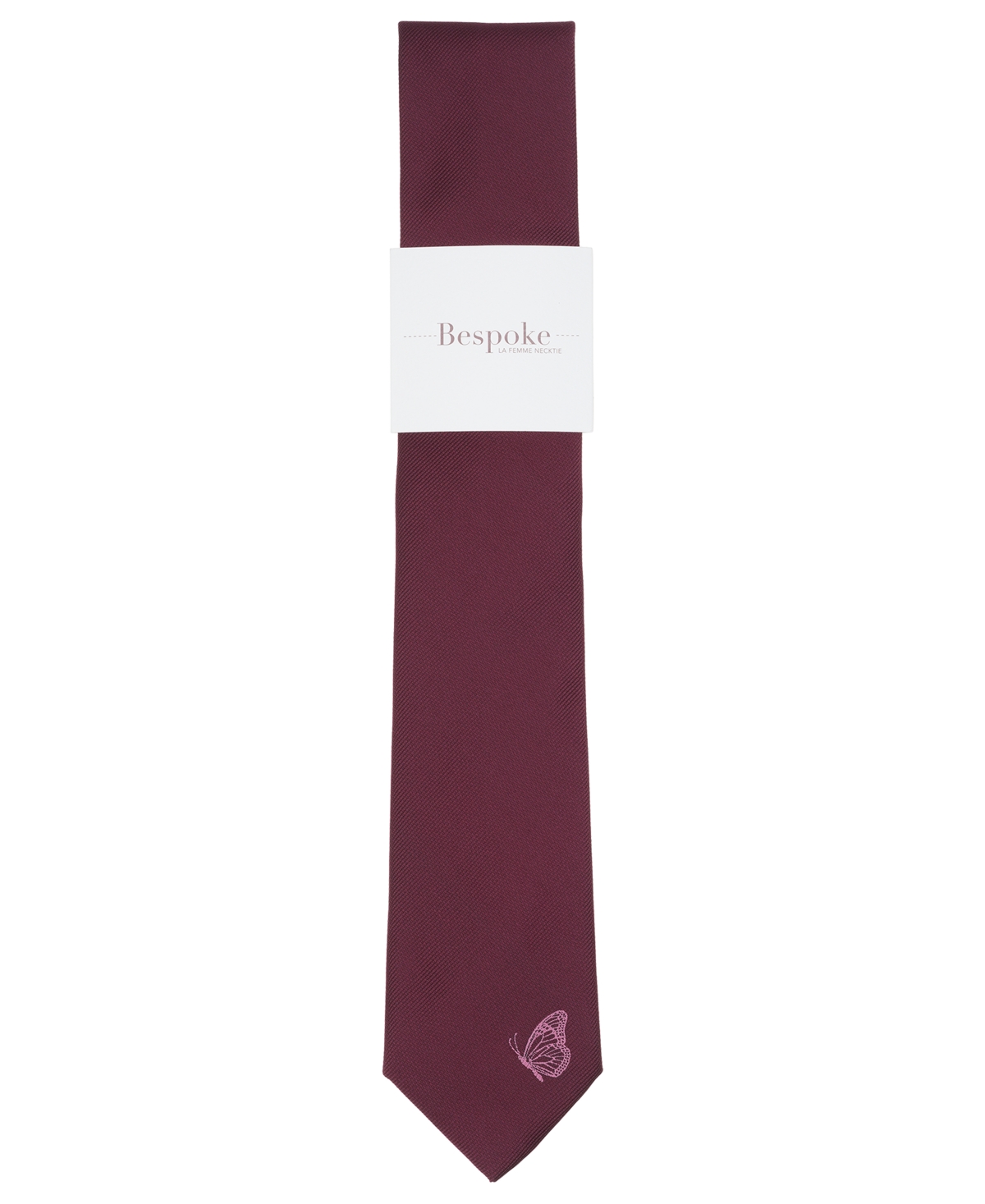 Bespoke Fashion Women's Butterfly Baby Tie Scarf In Burgundy