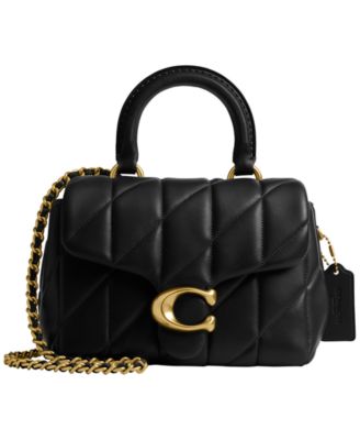 Quilted Tabby Mini Leather Top Handle Bag