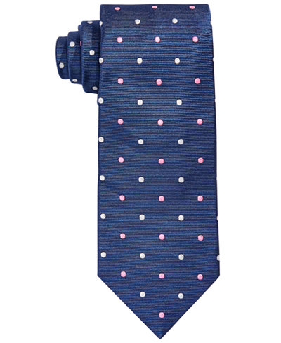 Brooks Brothers Men's Polka-Dot Textured Classic Tie