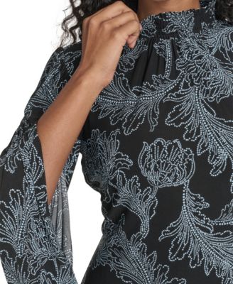 Women's Printed A-Line Shift Dress