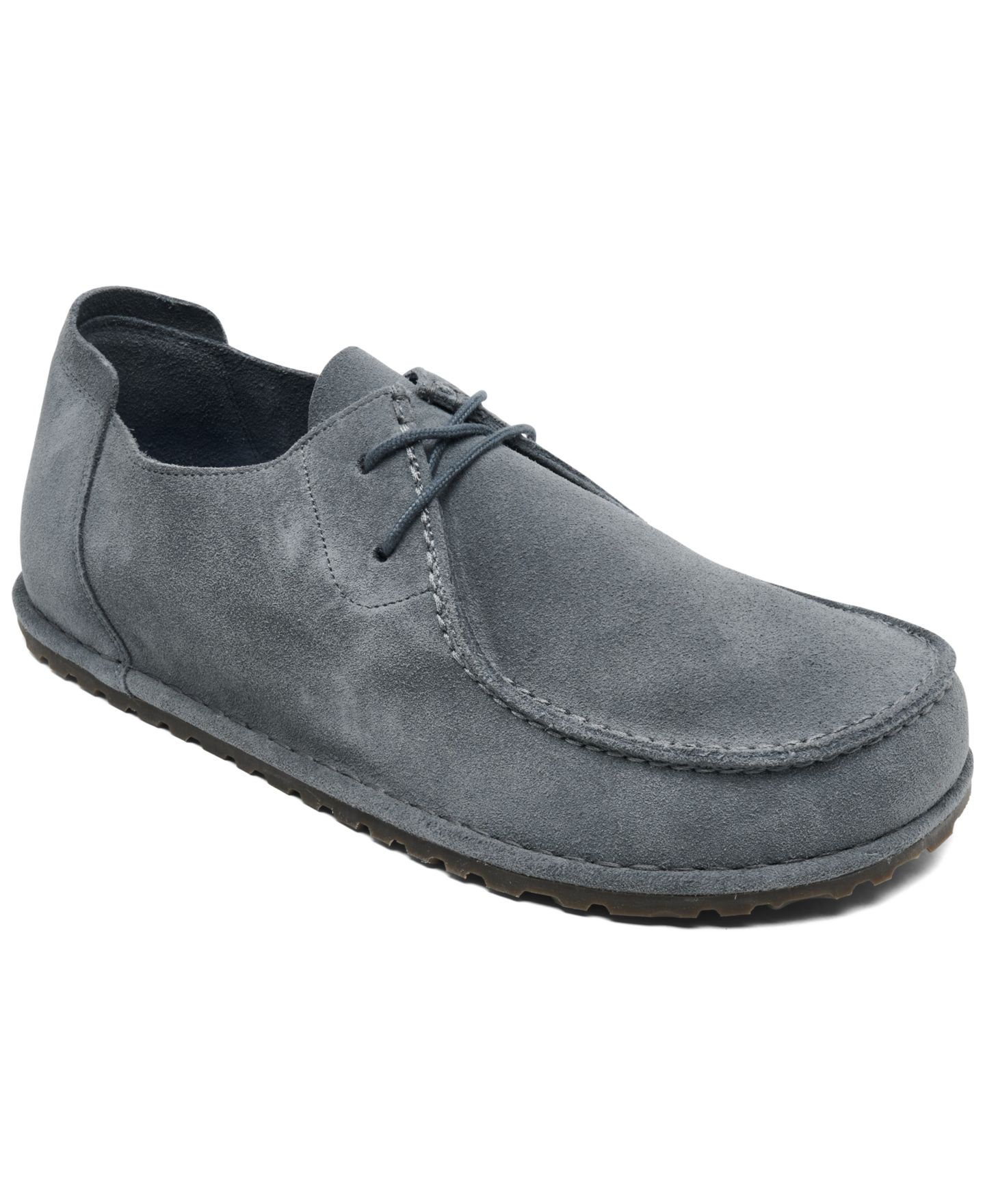 Мужские кроссовки Birkenstock Utti Lace Suede Leather Casual, цвет: Серый — фото 1