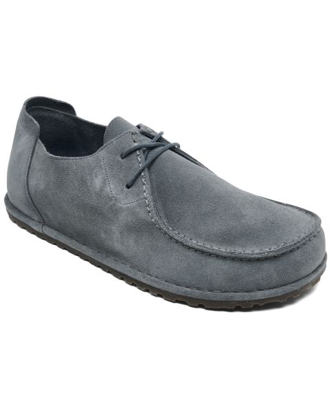 Мужские кроссовки Birkenstock Utti Lace Suede Leather Casual, цвет: Серый