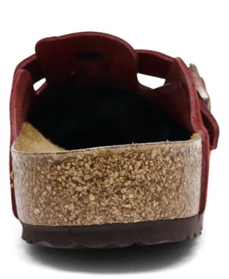 Men's Boston Suede Leather Birko-Flor Clogs from Finish Line