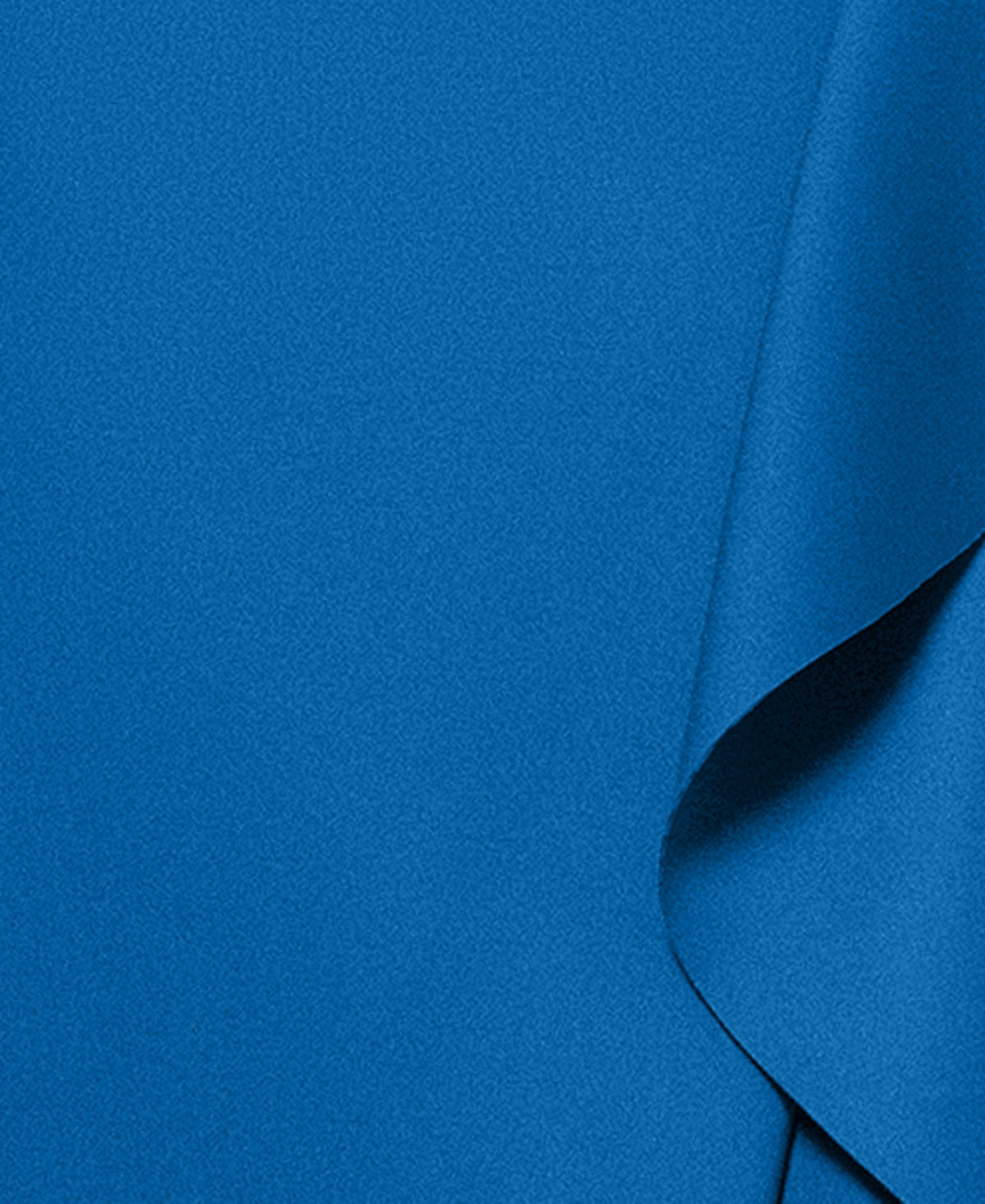 Xscape Women's Ruffled One-shoulder Scuba Gown In Blue