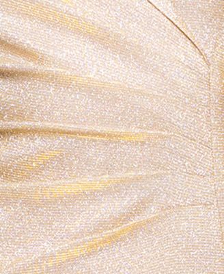 Women's Galaxy Off-The-Shoulder Glitter Dress