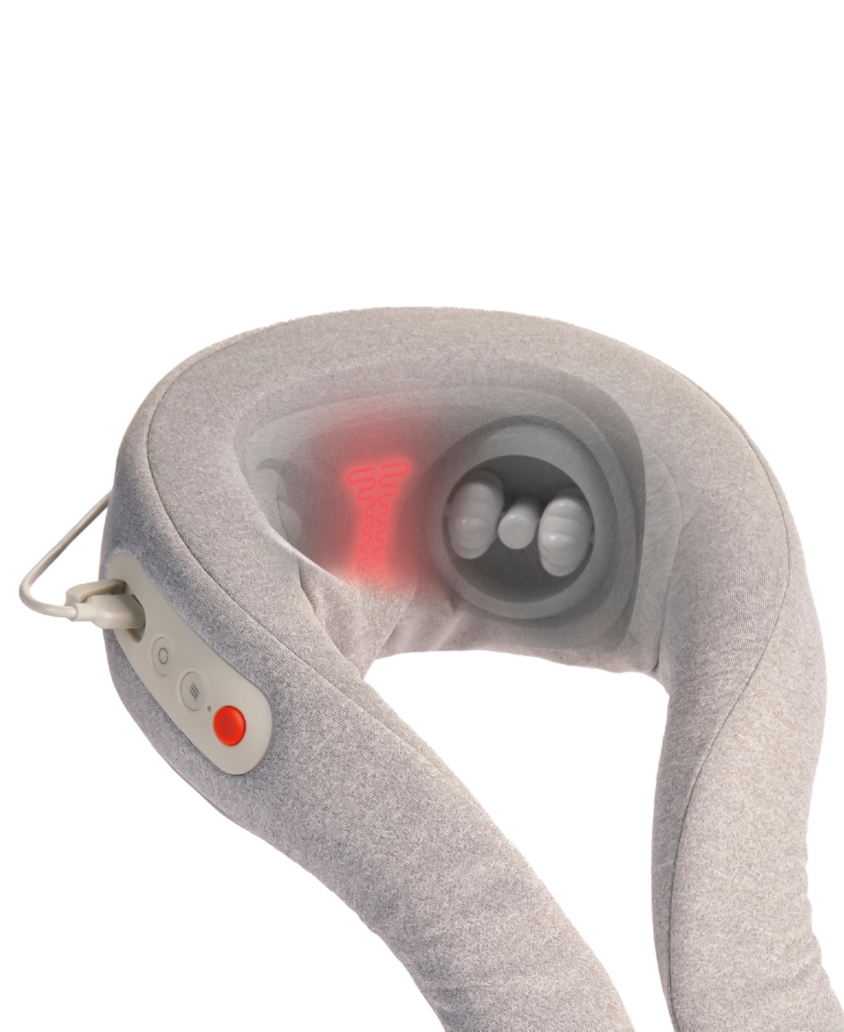 Sharper Image Realtouch Shiatsu Plus Cordless Neck Massager In Gray