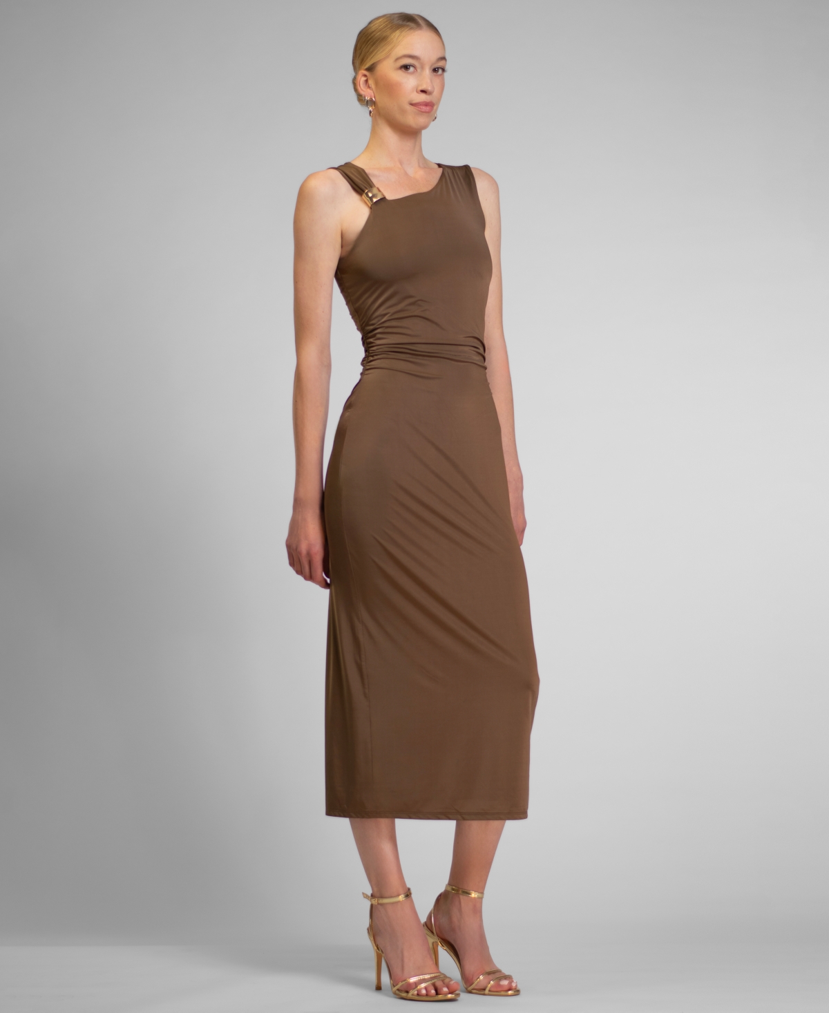 Rachel Rachel Roy Women's One Shoulder Midi Dress